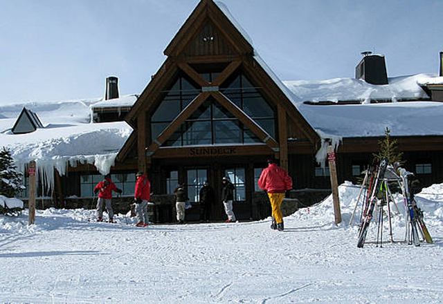 Skihotel Eingang