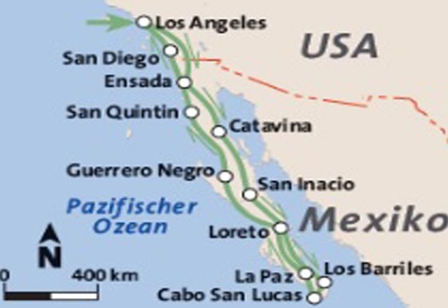 Baja California Motorradreise